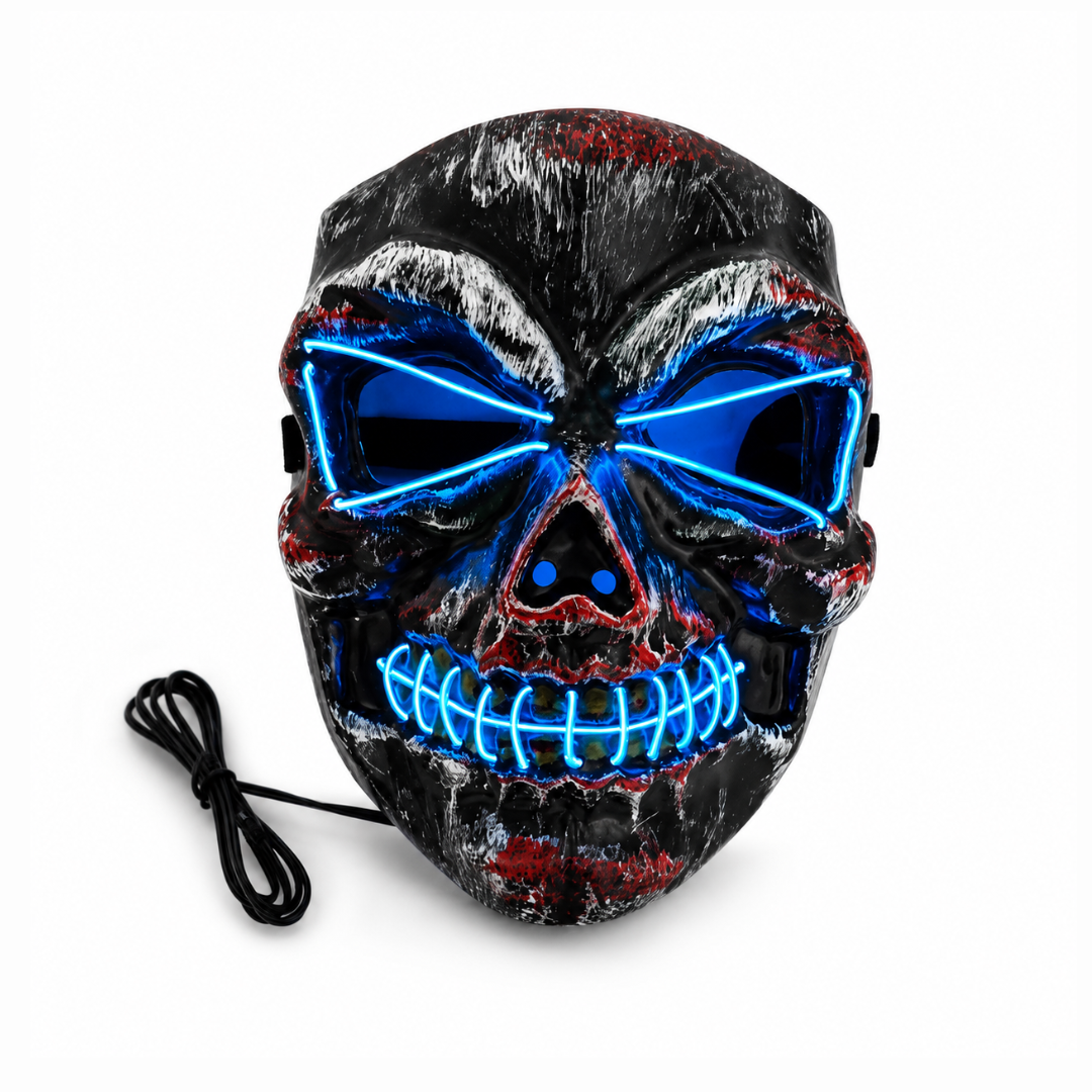 Máscara LED Tipo Calavera Halloween