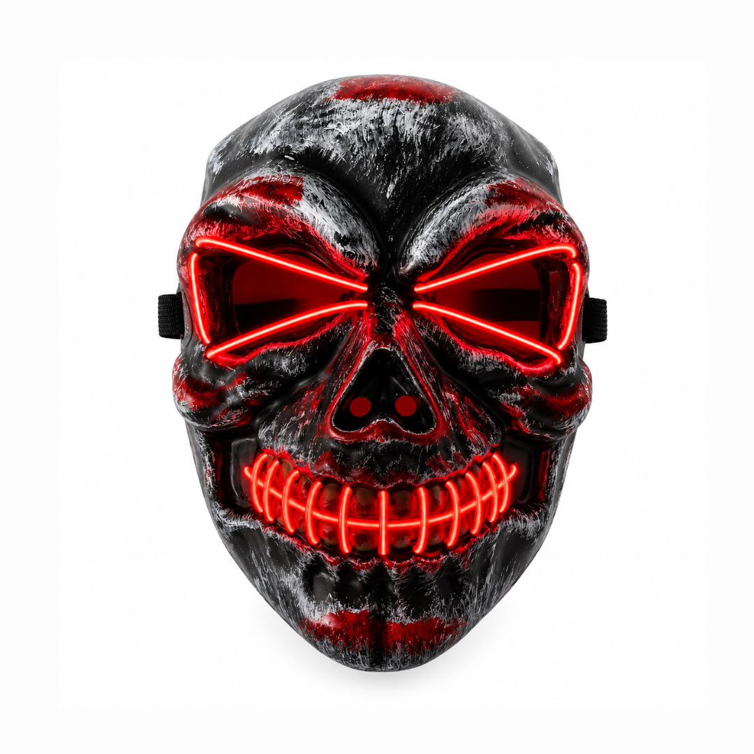 Máscara LED Tipo Calavera Halloween