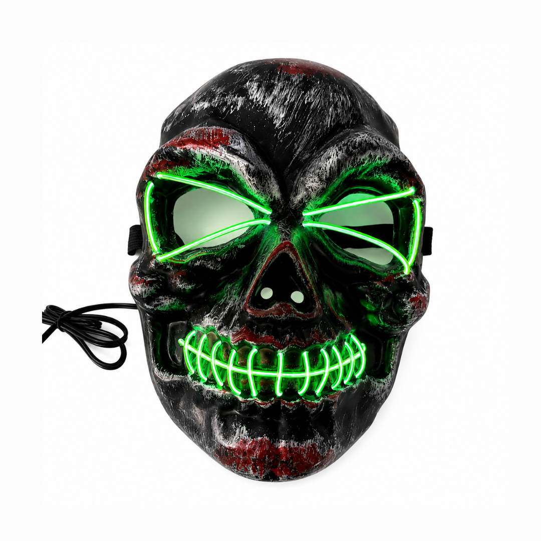 Máscara LED Tipo Calavera Halloween
