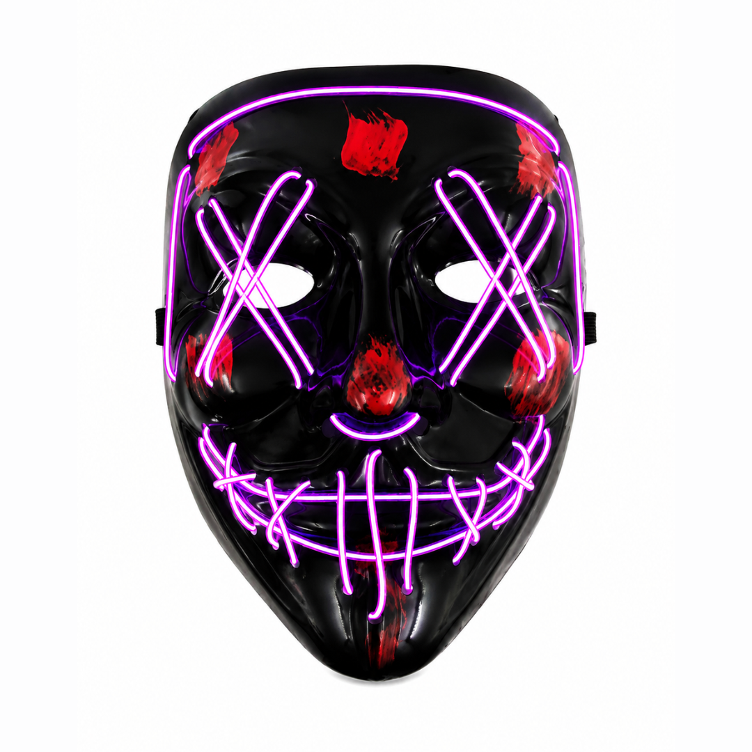 Máscara LED Tipo Purga Halloween