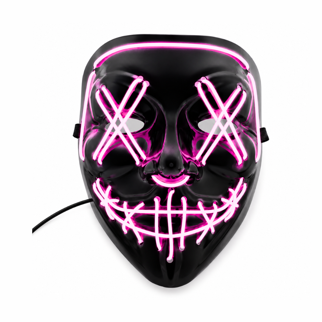 Máscara LED Tipo Purga Halloween