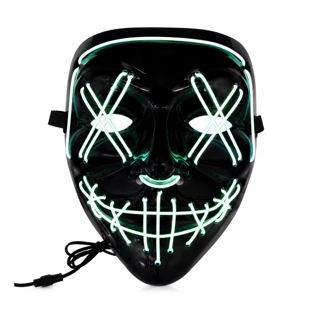 Máscara LED Tipo Purga Halloween