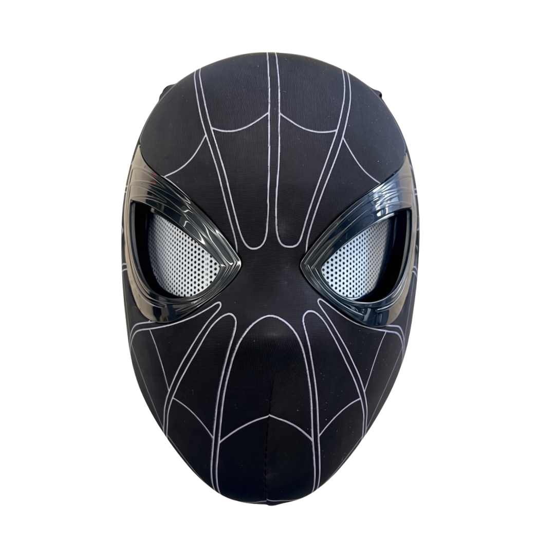 Máscara De Spider-Man Ojos Movibles Para Cosplay