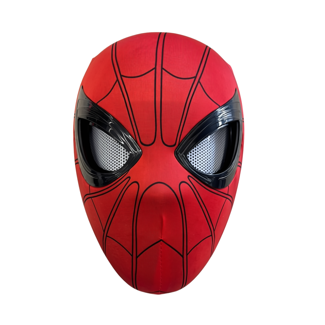 Máscara De Spider-Man Ojos Movibles Para Cosplay
