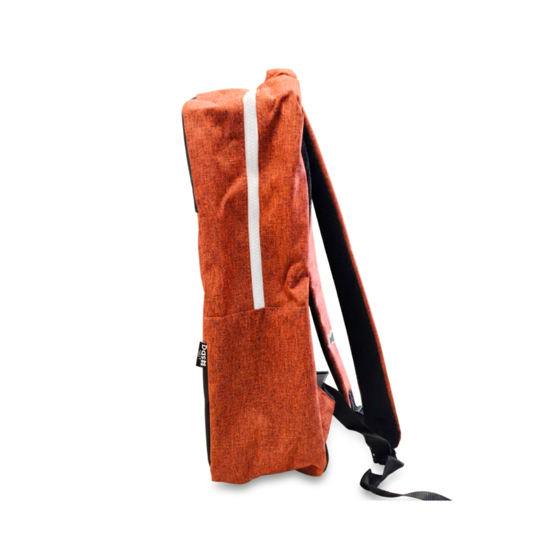 Mochila Escolar Dash Naranja con Negro