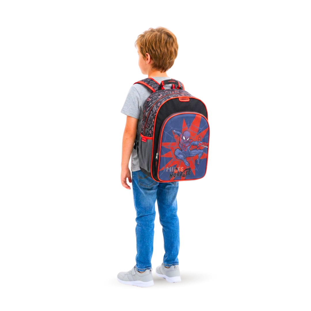 Mochila Grande Chenson Miles Morales – Escolar con Compartimentos