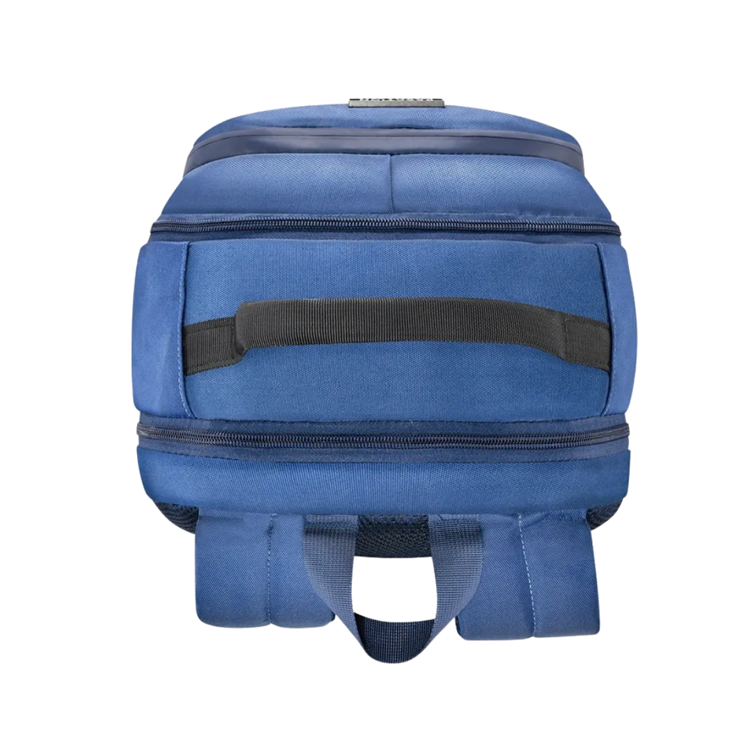 Mochila Reaction Kenneth Cole Azul con Múltiples Compartimentos