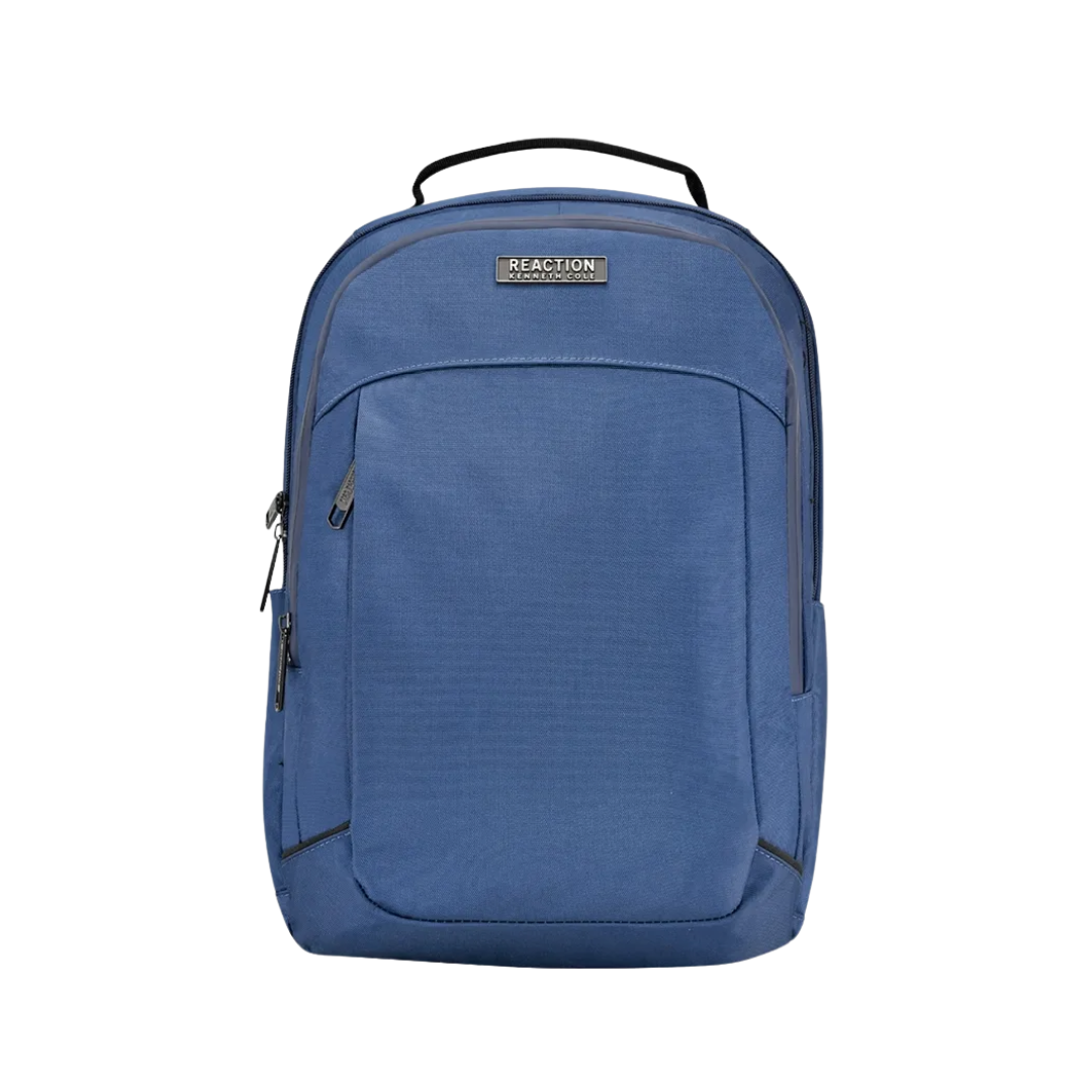 Mochila Reaction Kenneth Cole Azul con Múltiples Compartimentos