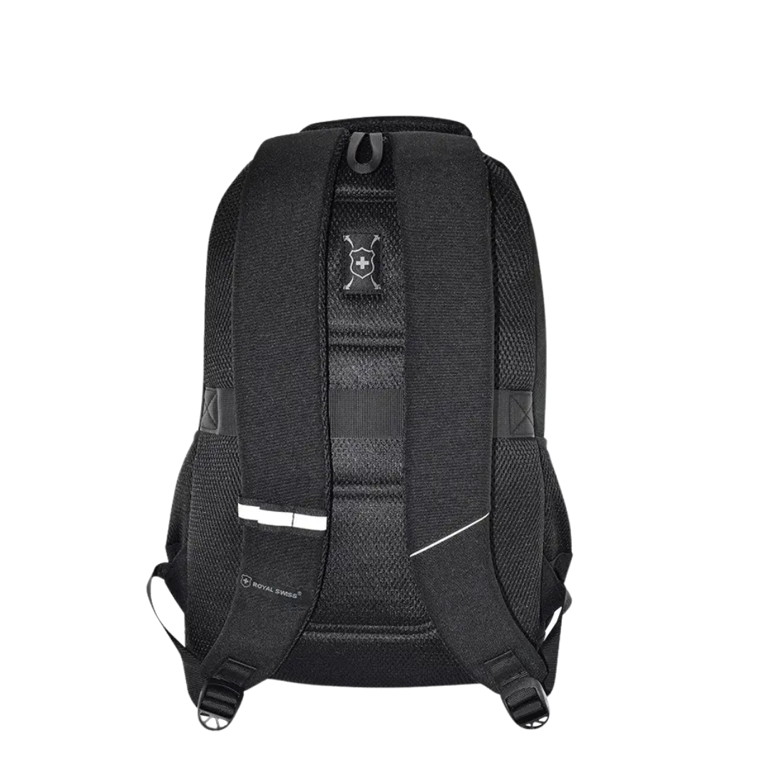 Mochila Royal Swiss Negra para Laptop de Hasta 17"