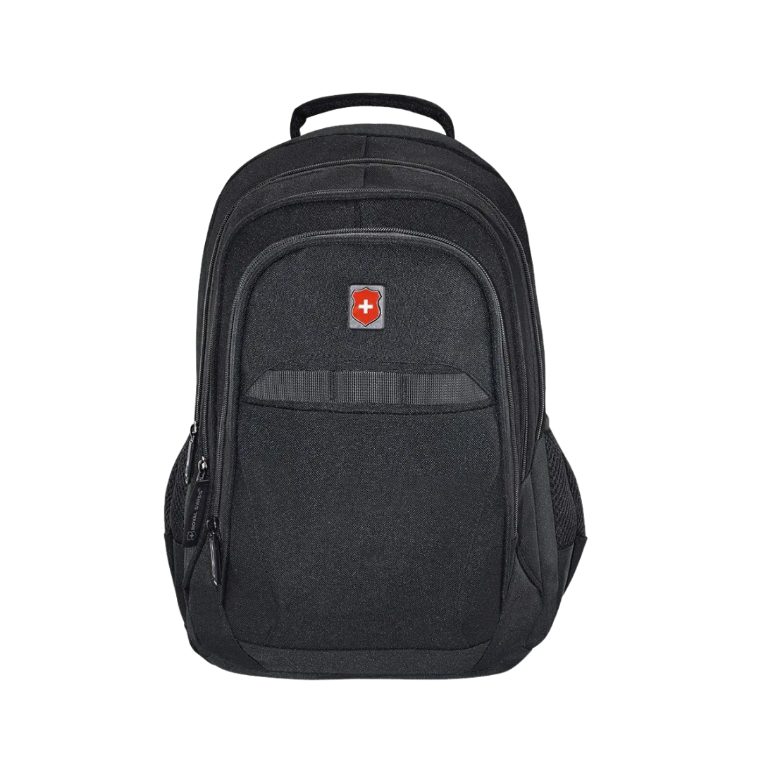 Mochila Royal Swiss Negra para Laptop de Hasta 17"