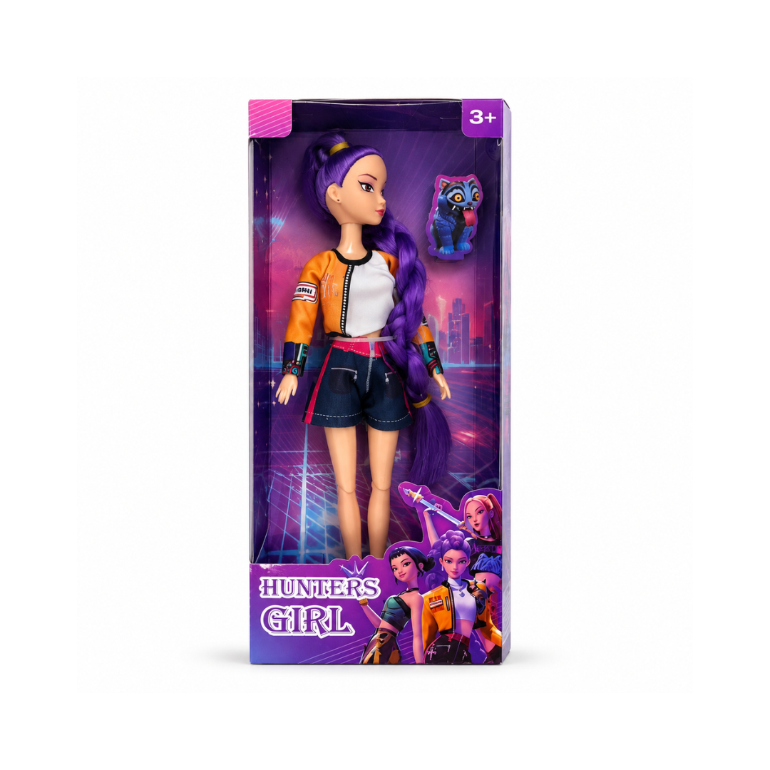 Coleccion de 3 muñecas KPop Demon Hunters con Zoey, Mira y Rummi