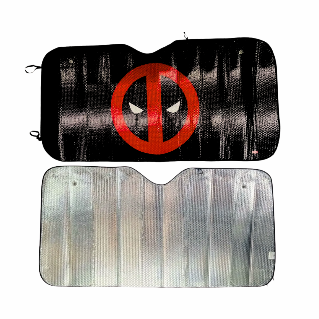 Parasol Frontal Deadpool para Auto y Camioneta