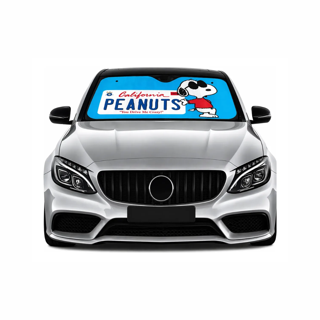 Parasol Frontal Peanuts con Snoopy para Auto y Camioneta