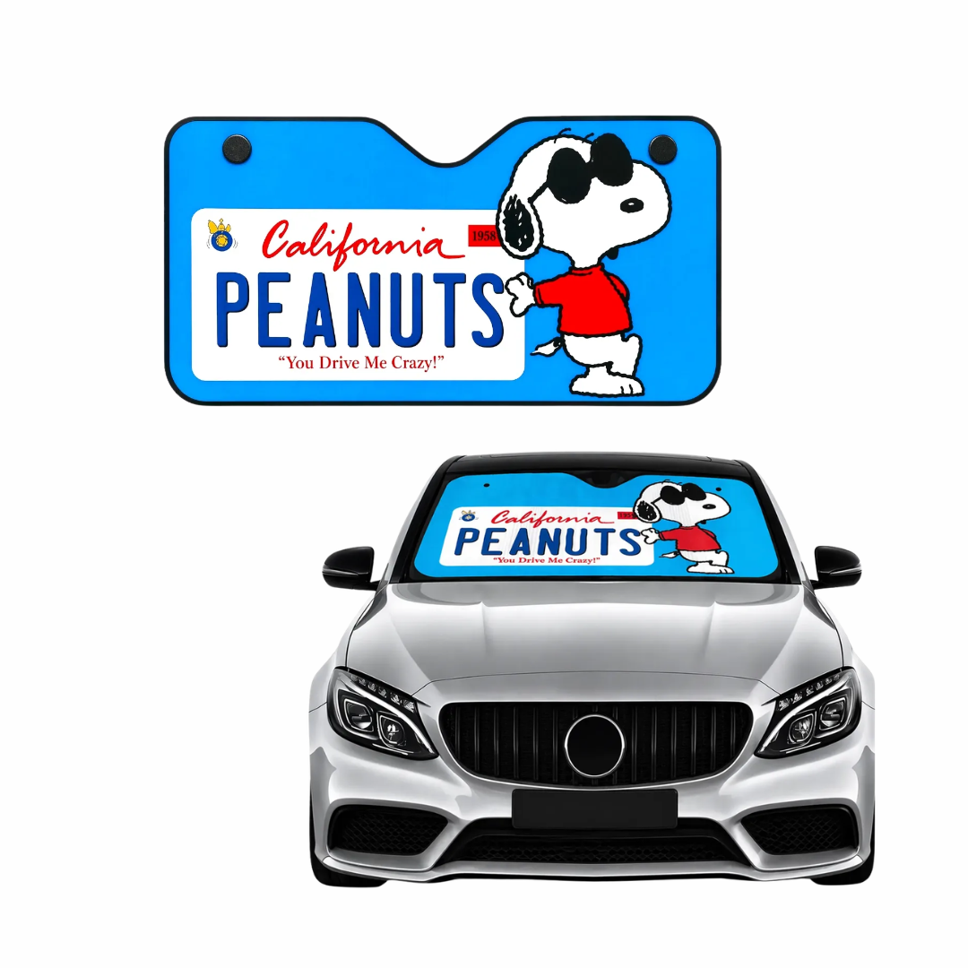 Parasol Frontal Peanuts con Snoopy para Auto y Camioneta