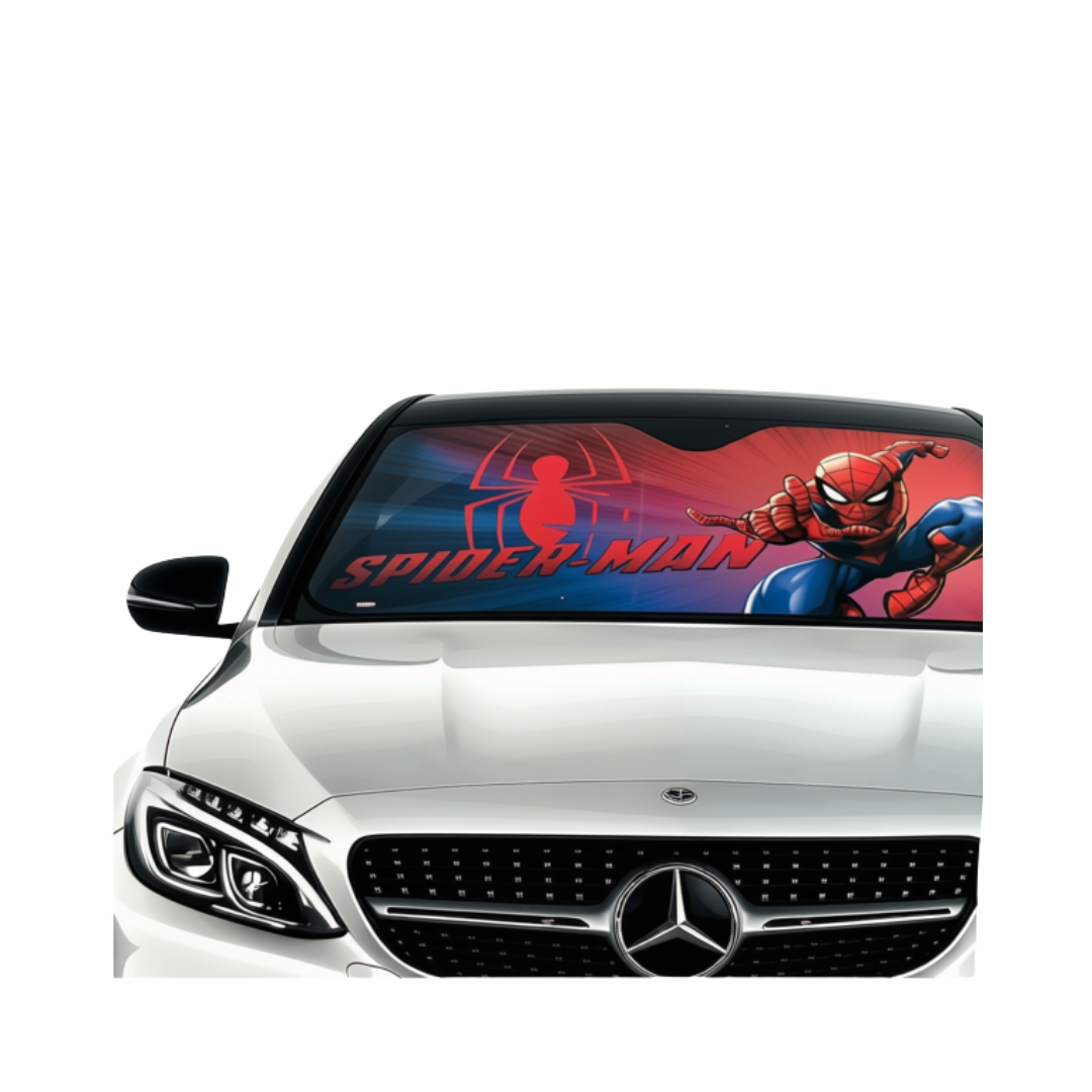 Parasol Frontal Spider-Man para Auto y Camioneta