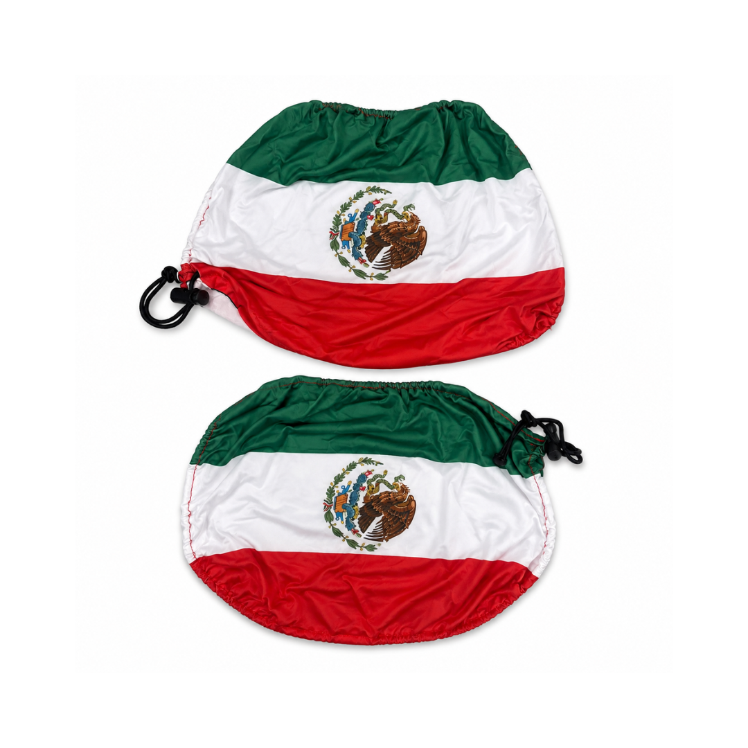 Pack Cubre Cofre y Retrovisor Bandera De México