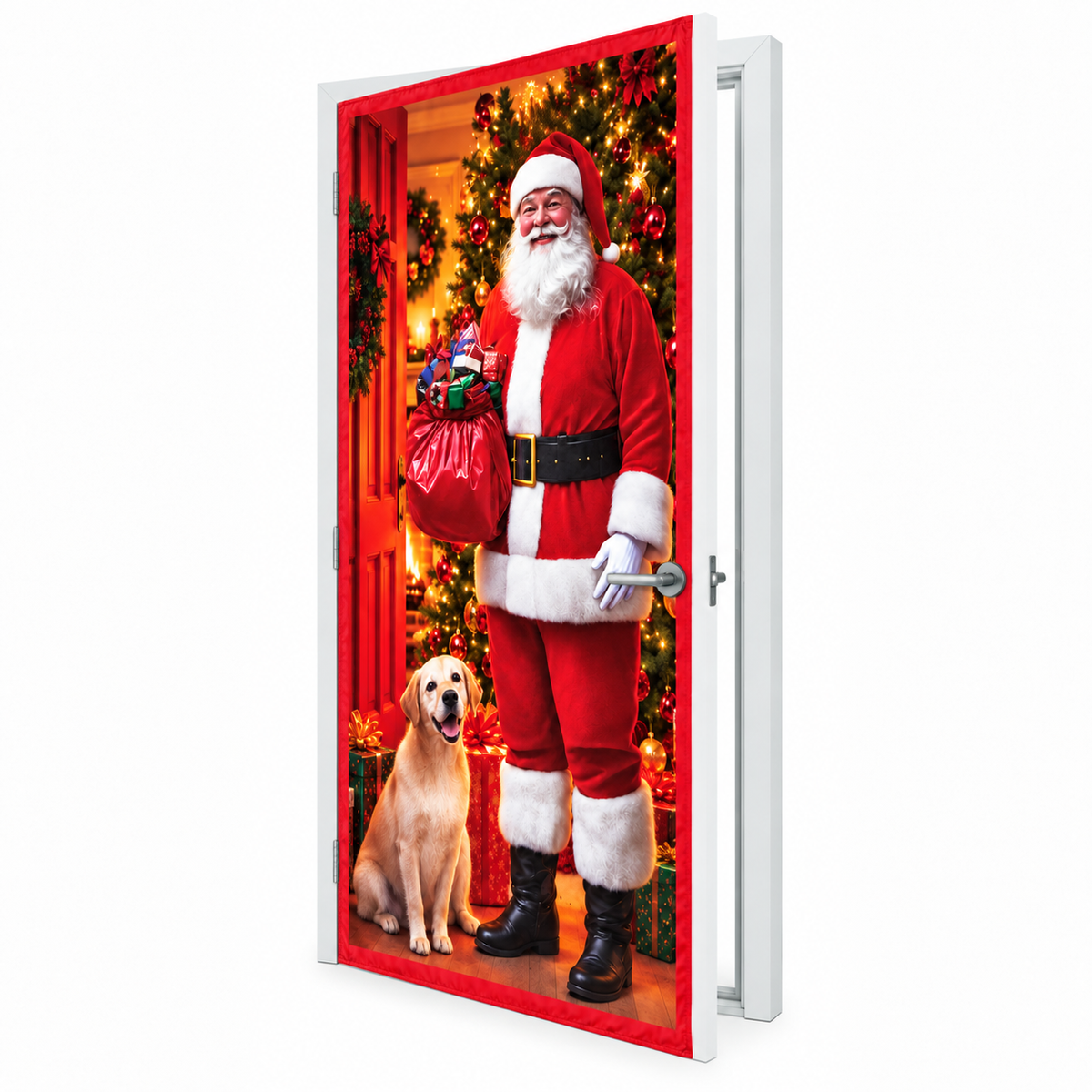 Funda para Puertas Navidad - Santa 11