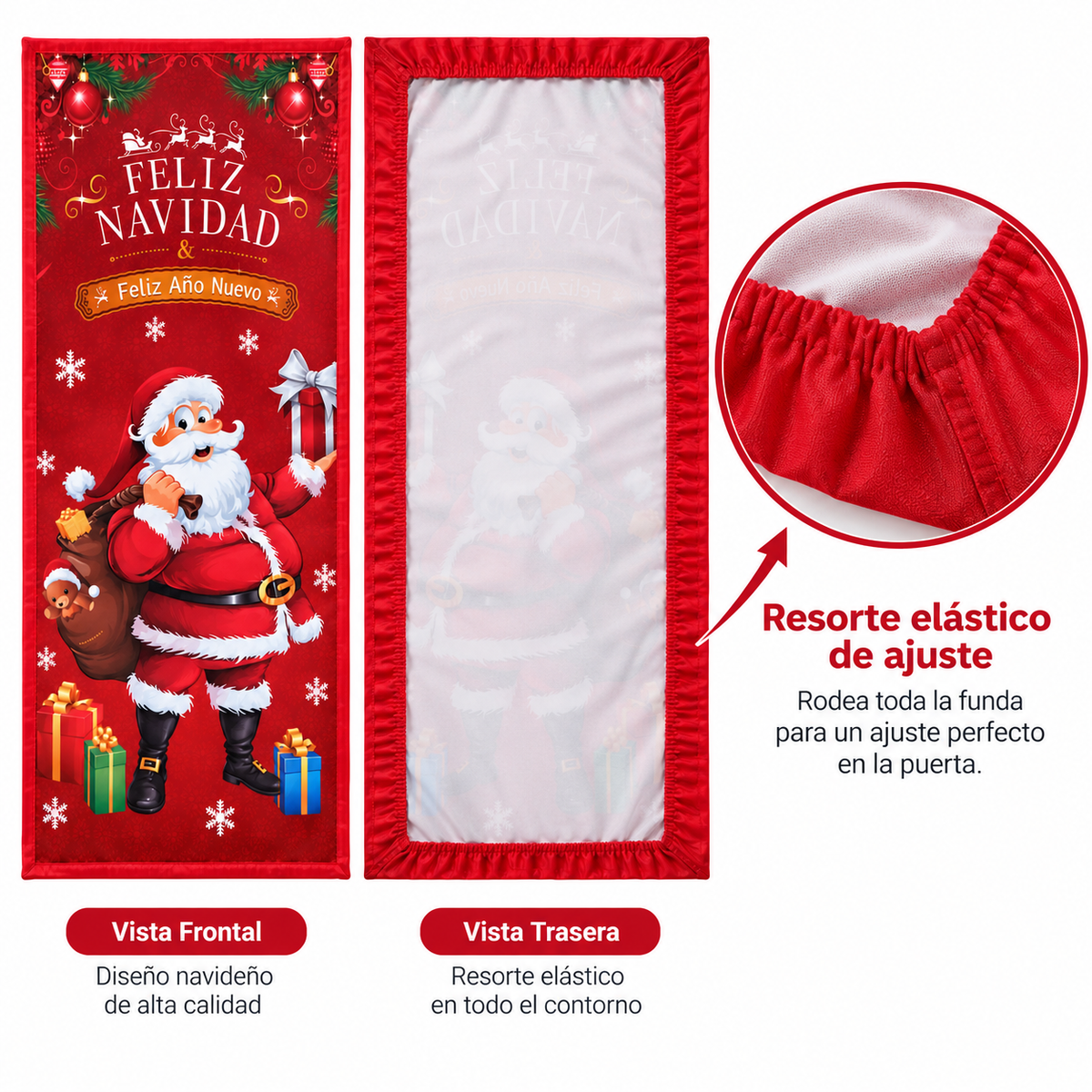 Funda para Puertas Navidad - Santa 1