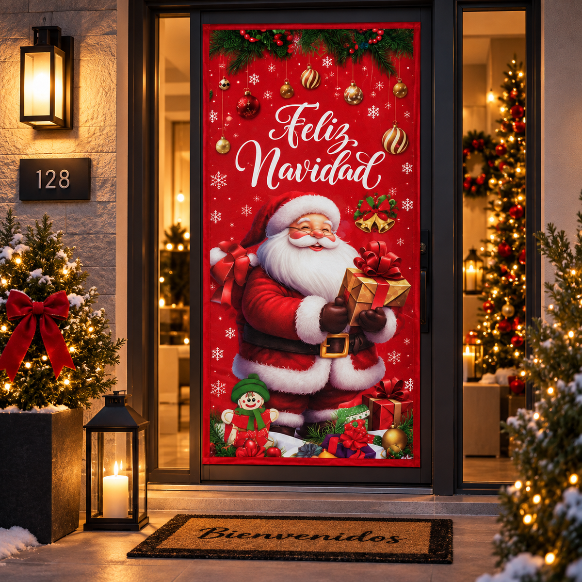 Funda para Puertas Navidad - Santa 2