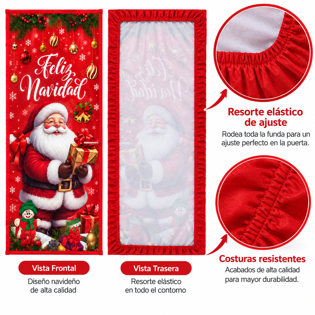 Funda para Puertas Navidad - Santa 2