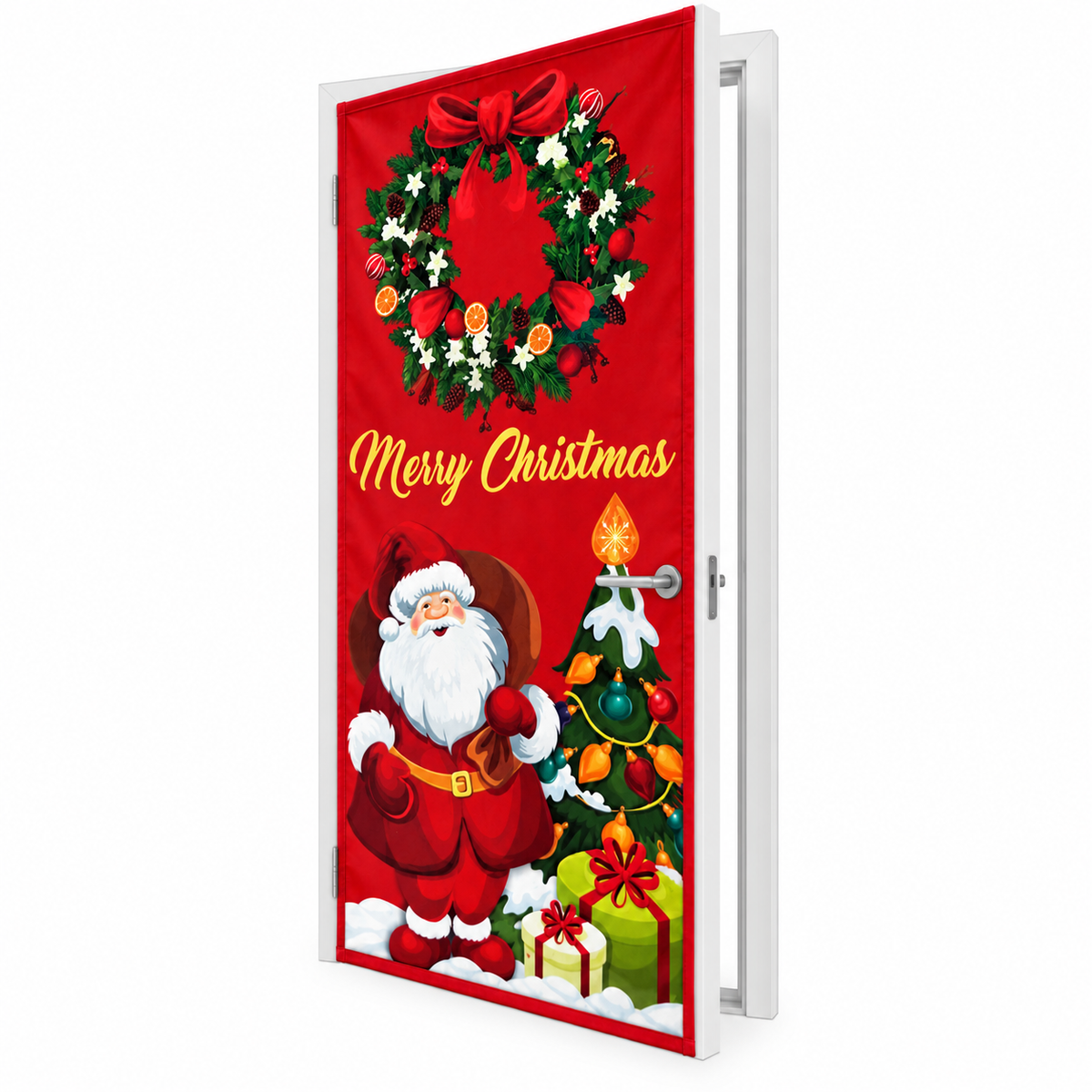 Funda para Puertas Navidad - Santa 4