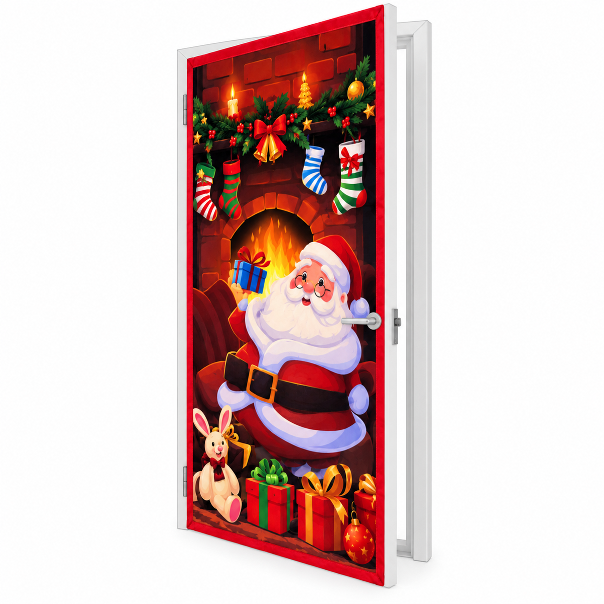 Funda para Puertas Navidad - Santa 5