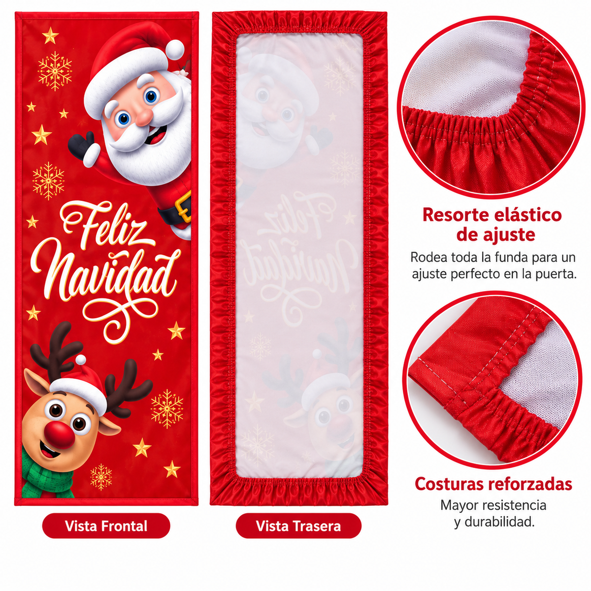 Funda para Puertas Navidad - Santa 6