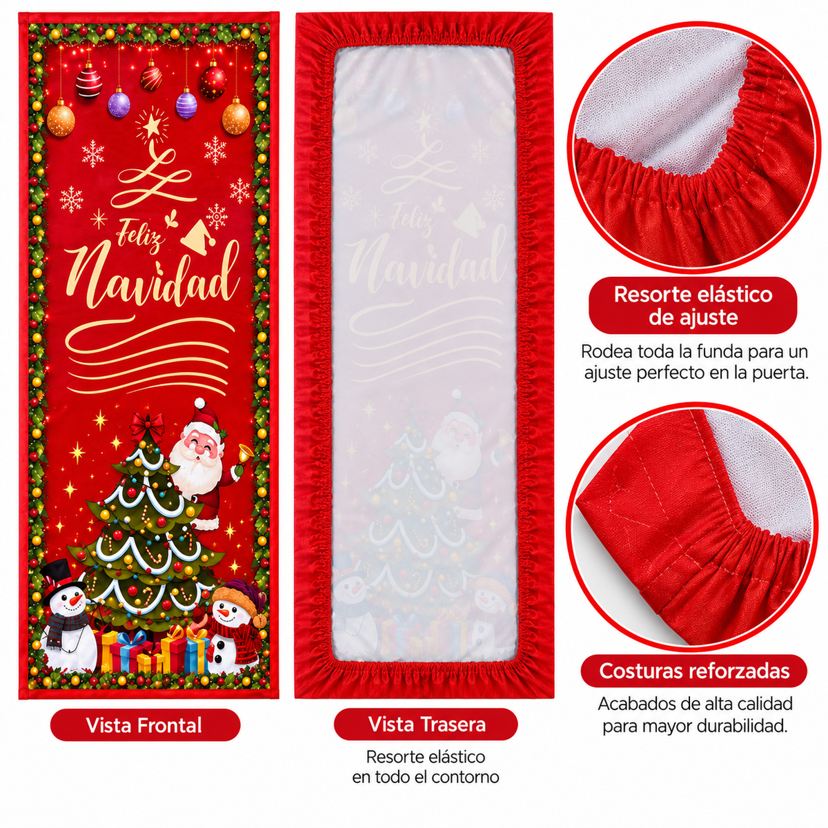 Funda para Puertas Navidad - Santa 8