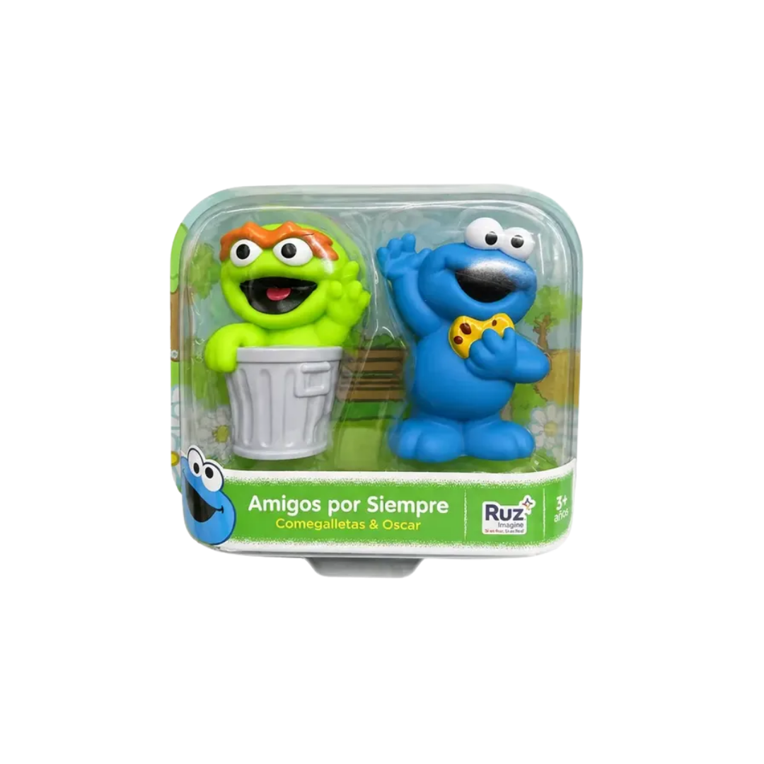 Plaza Sésamo Amigos por Siempre Set de 3 Packs