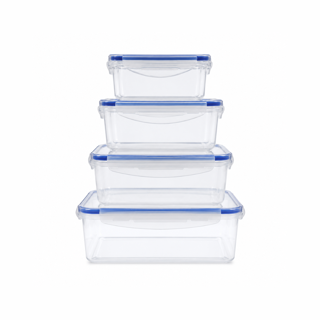 Set de Recipientes Herméticos Para Alimentos (4 piezas)