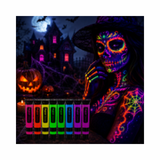Pinturas Corporales UV Neón Para Cara y Cuerpo (Set de 12 Piezas)
