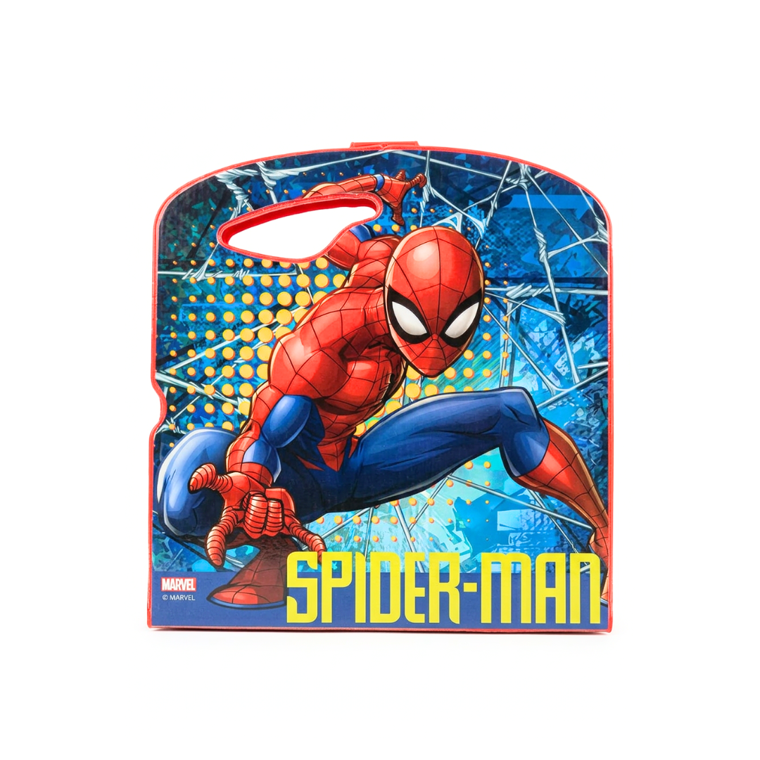 Maletín de Arte Infantil Spider-Man y Ositos Cariñositos con Plumones, Pinturas y Accesorios