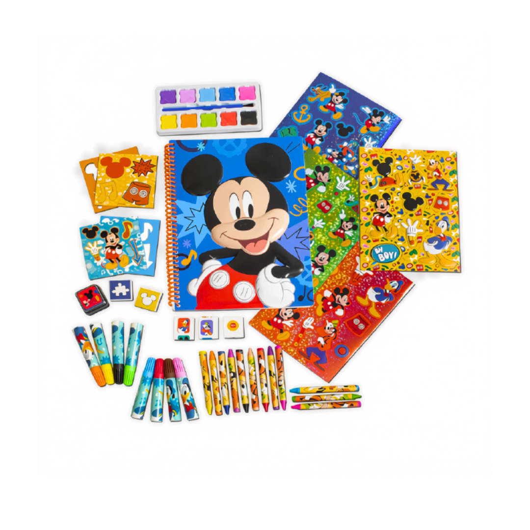 Gran Set de Arte Infantil con Libreta 3D y Accesorios
