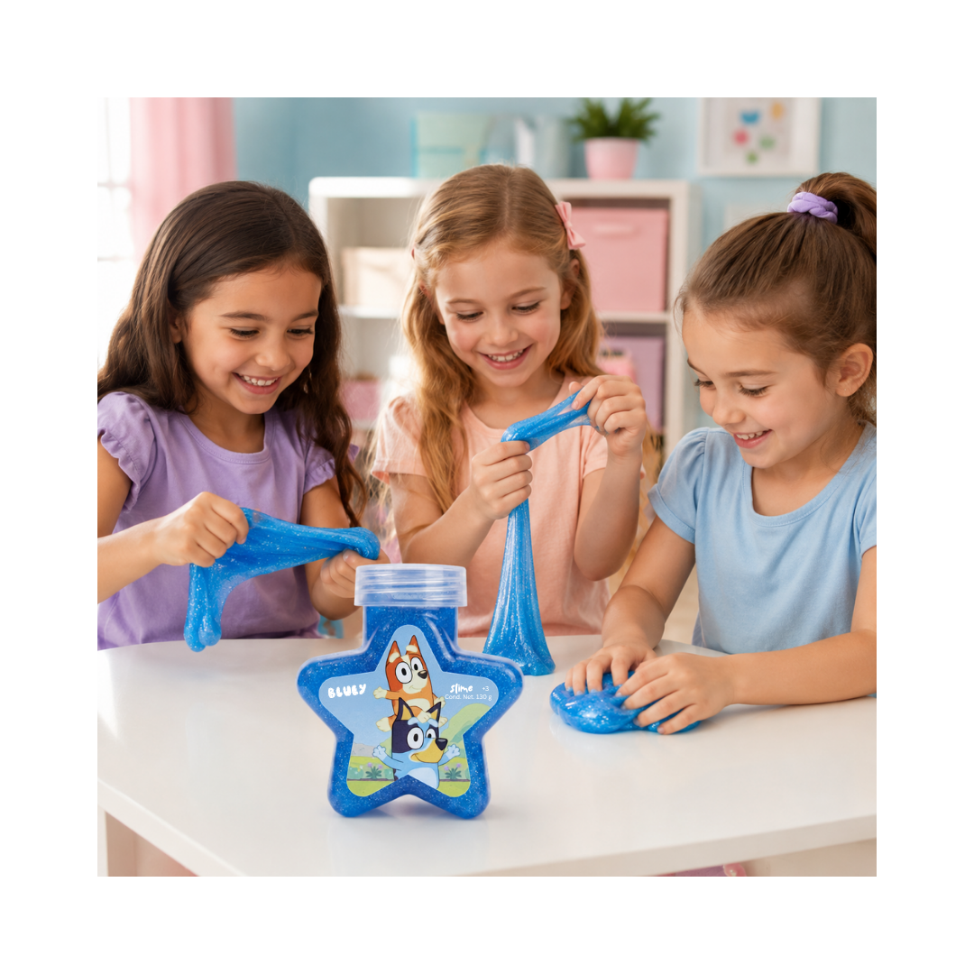 Slime Con Forma De Estrella de Personajes Animados