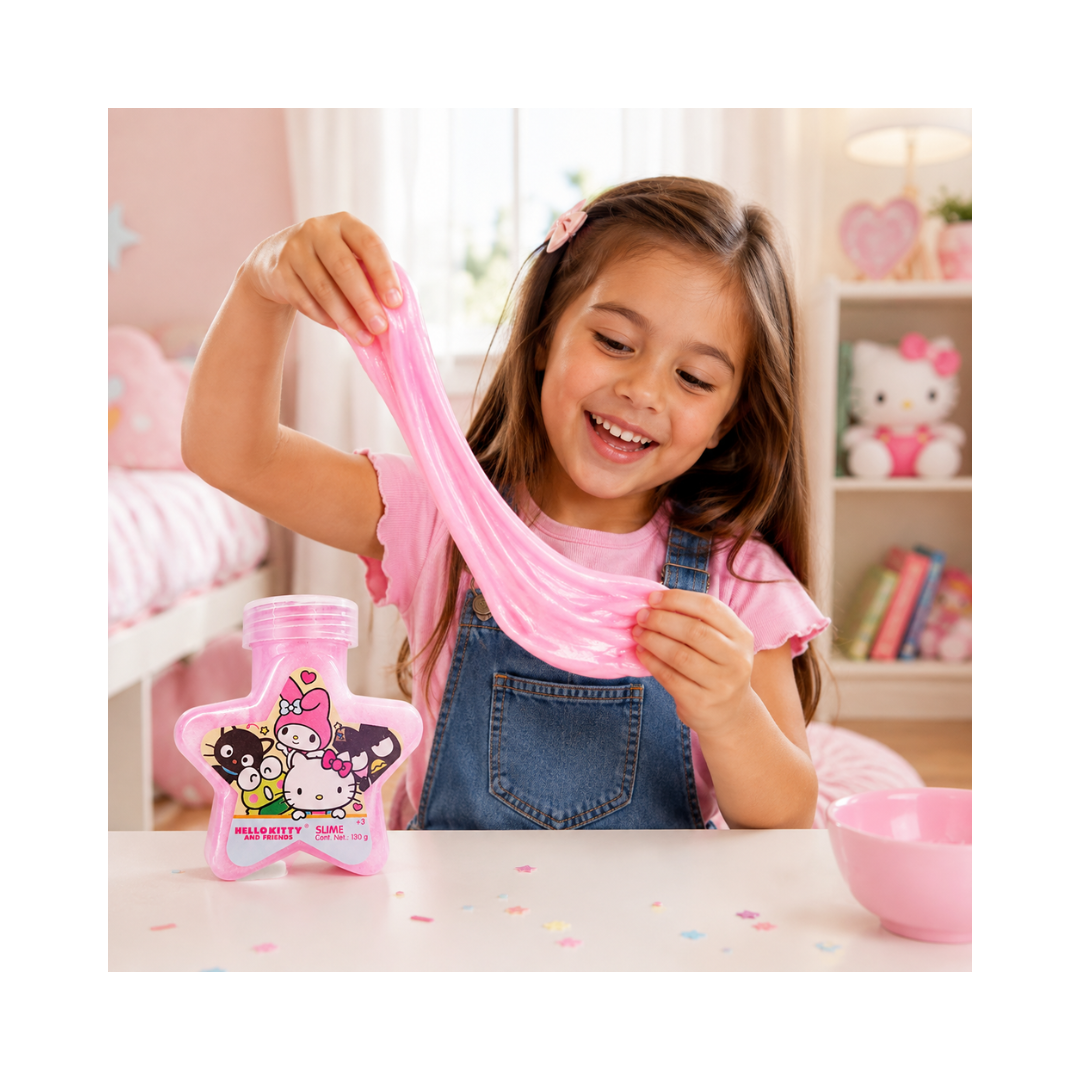 Slime Con Forma De Estrella de Personajes Animados