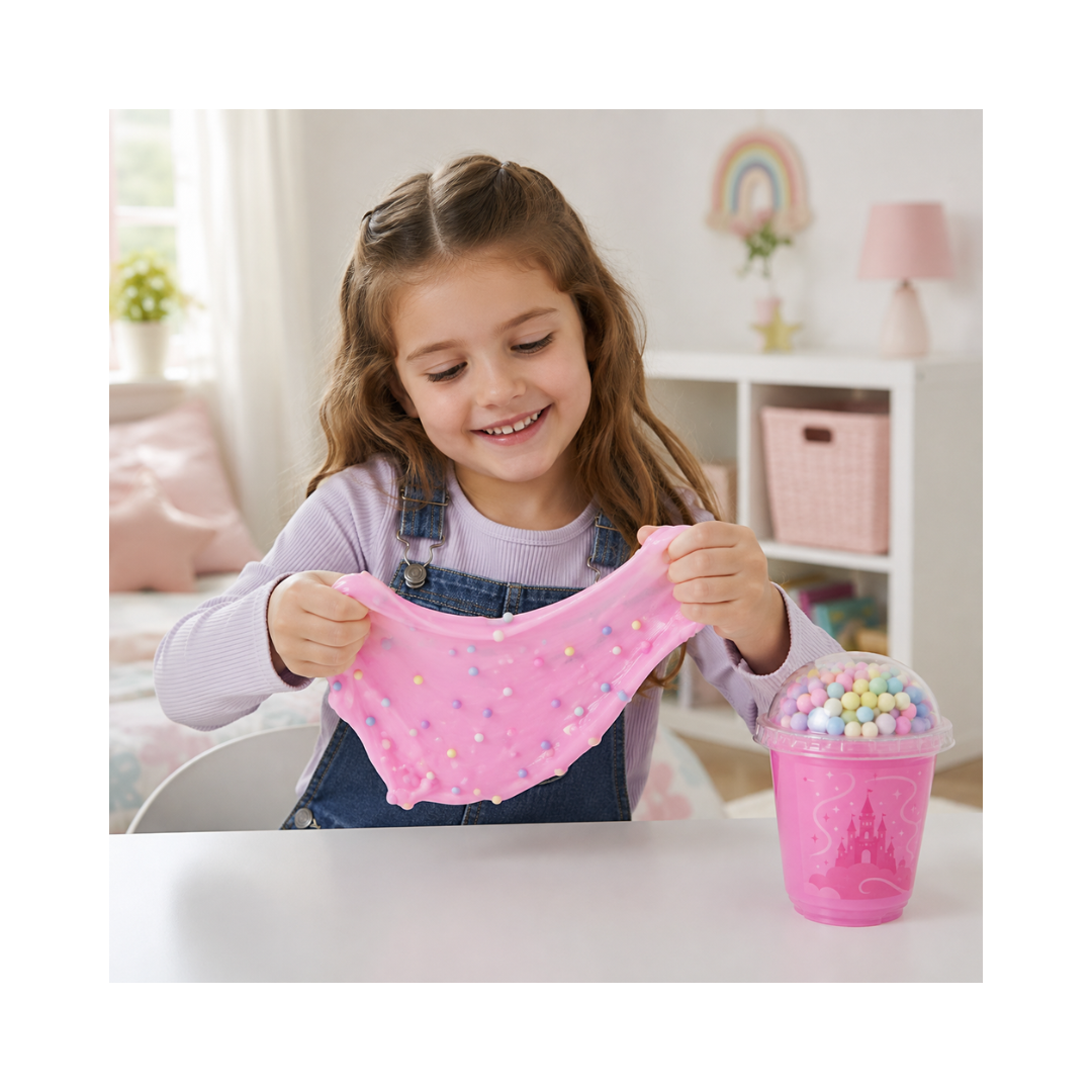 Slime de Princesas con Bolitas Multicolor