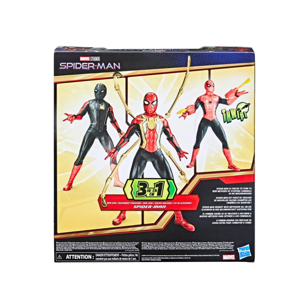 Spider-Man Equipo Arácnido 3 en 1 con Accesorios