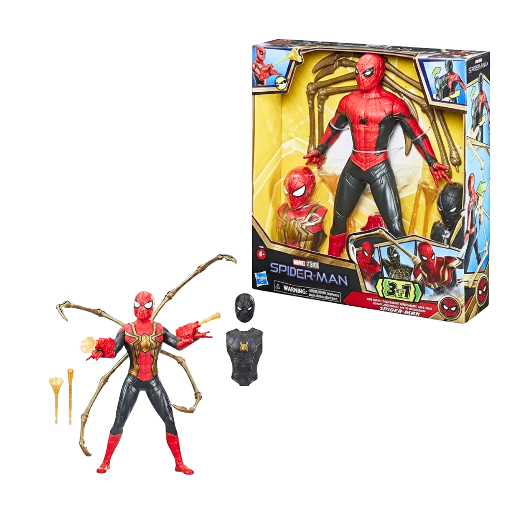 Spider-Man Equipo Arácnido 3 en 1 con Accesorios