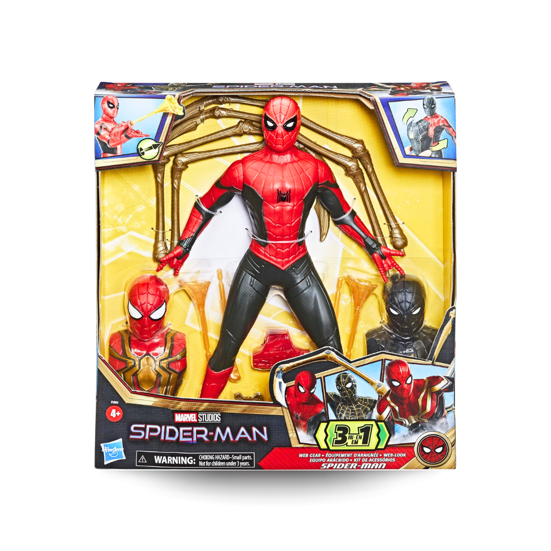 Spider-Man Equipo Arácnido 3 en 1 con Accesorios