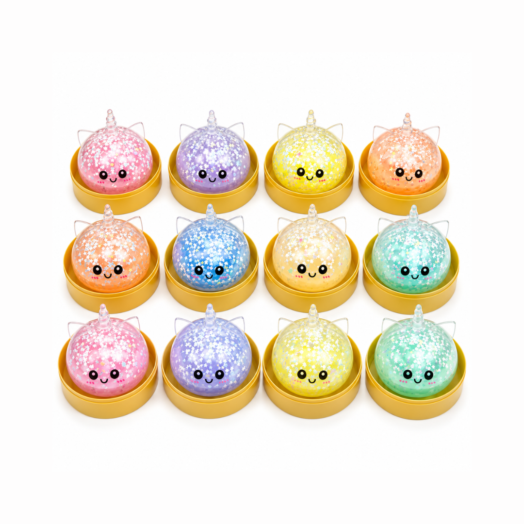 Squishy Dumpling de Unicornio Glitter Sorpresa