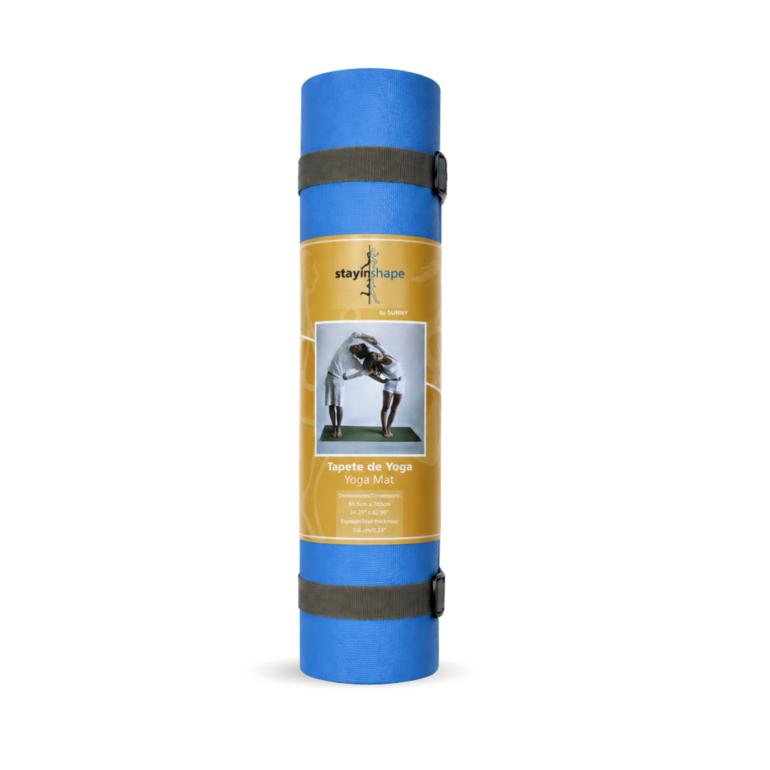 Tapete para Yoga, Pilates y Fitness 165 x 61.5 cm con Correa