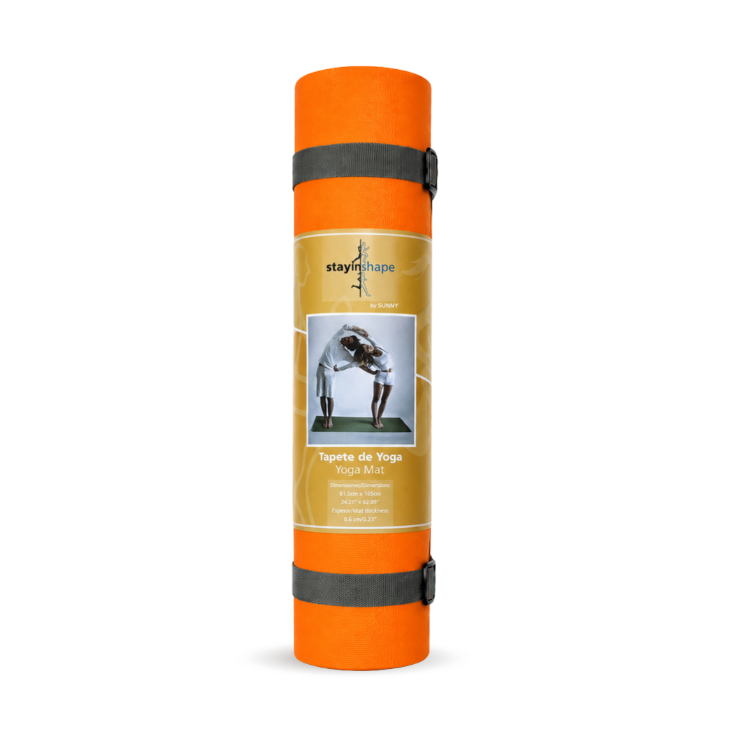 Tapete para Yoga, Pilates y Fitness 165 x 61.5 cm con Correa