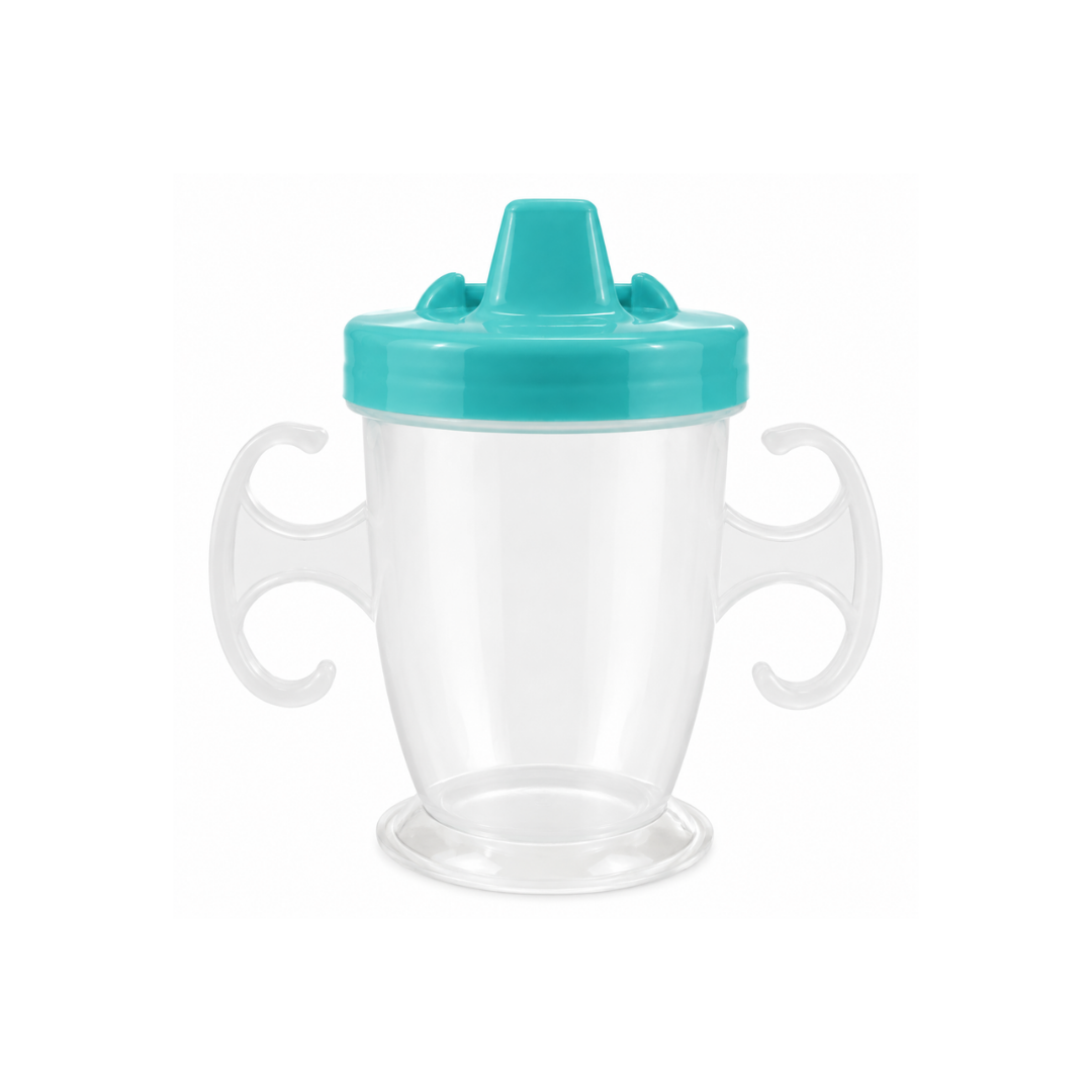 Vaso Entrenador Antiderrame para Bebé 200 ml con Asas