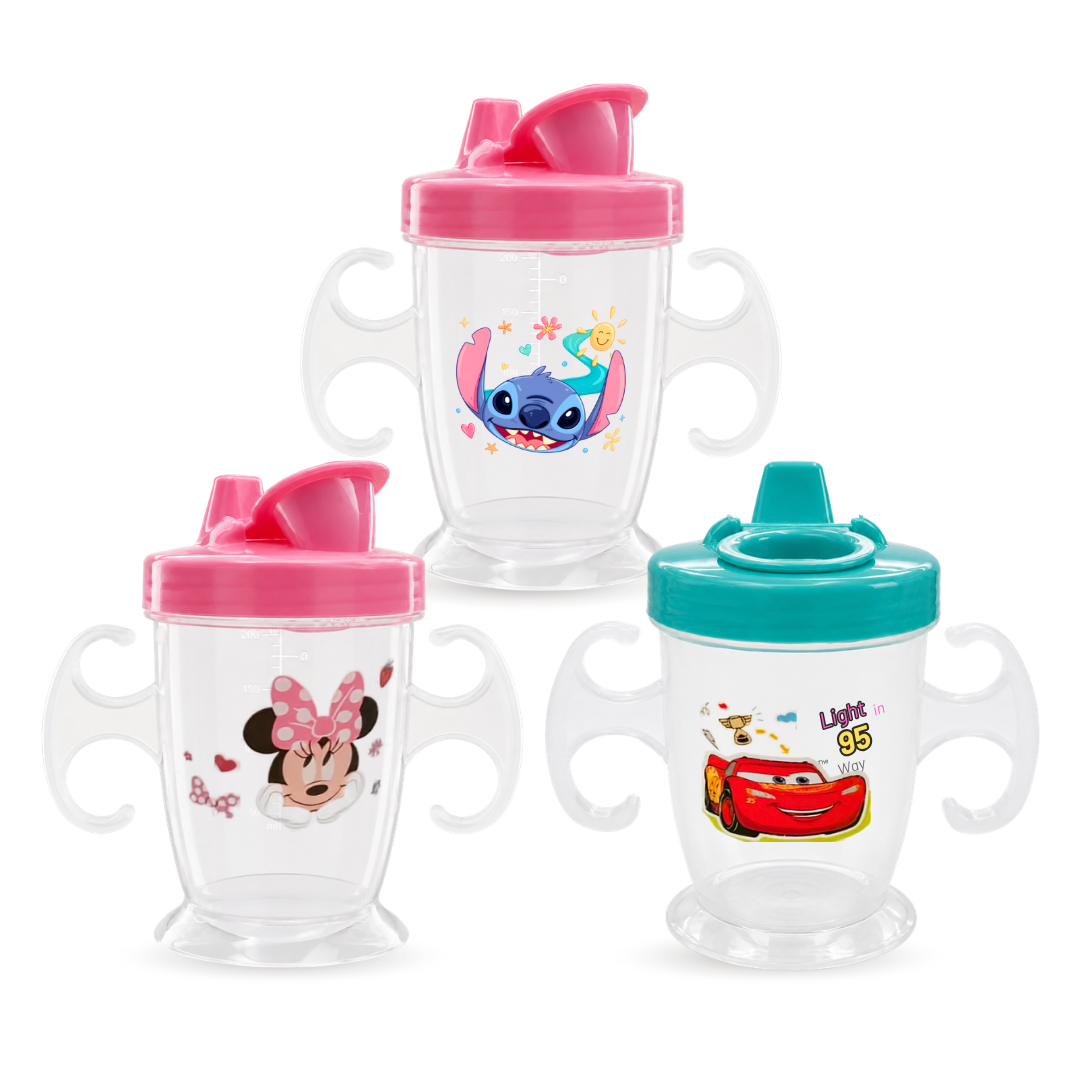 Vaso Entrenador Antiderrame para Bebé 200 ml con Asas