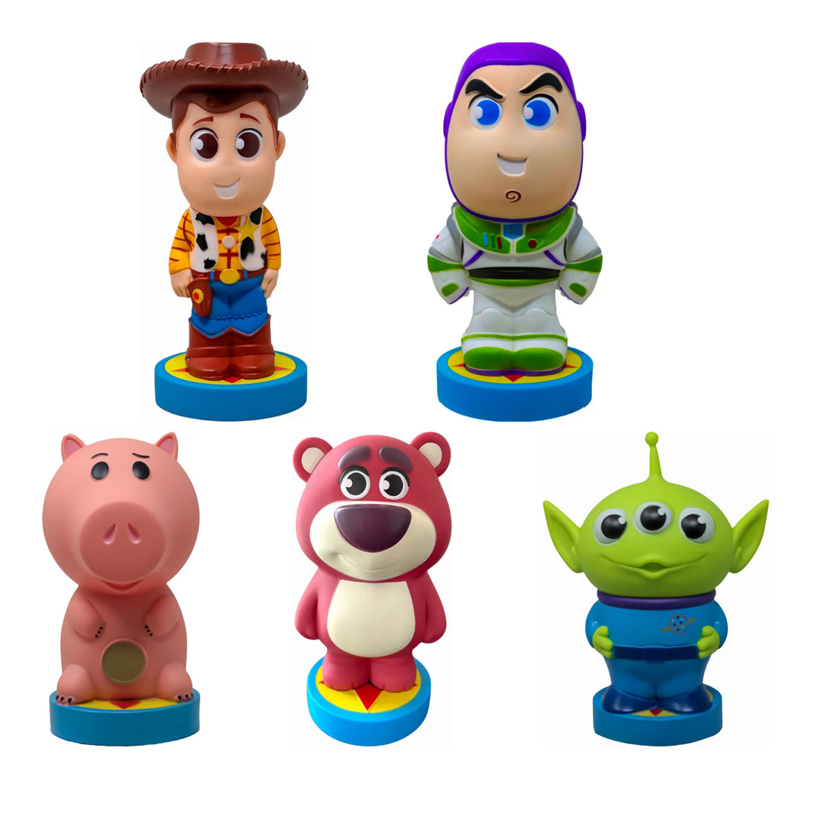 Colección 5 Piezas Toy Story Alcancías 3D